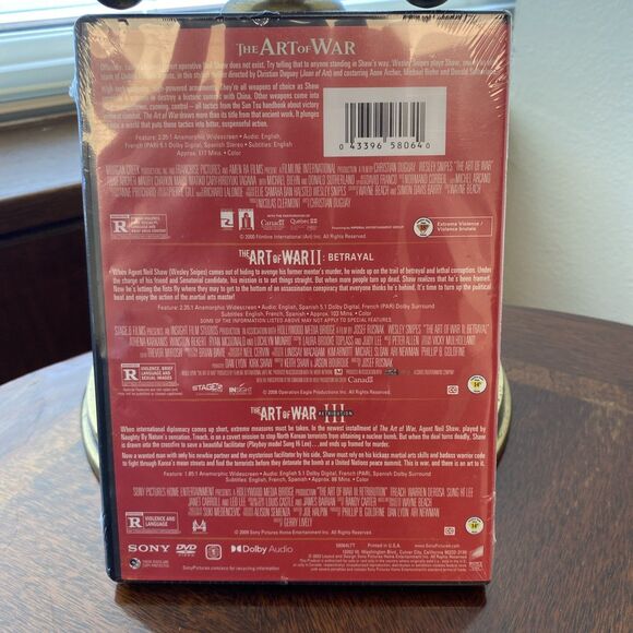 The Art of War 3 Movie Collection DVD 2022 Wesley Snipes Betrayal Retribution - Picture 2 of 3